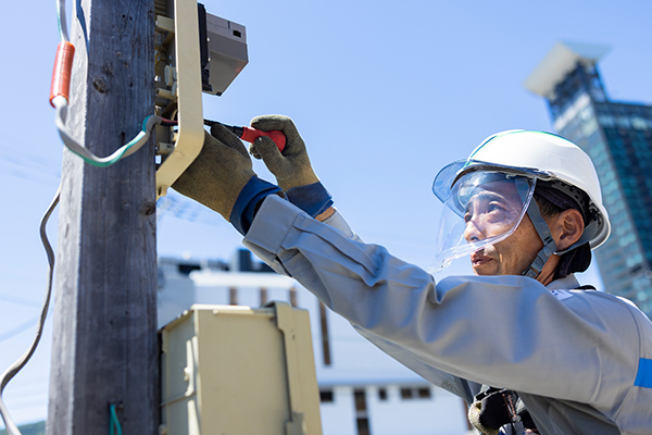 配電線工事